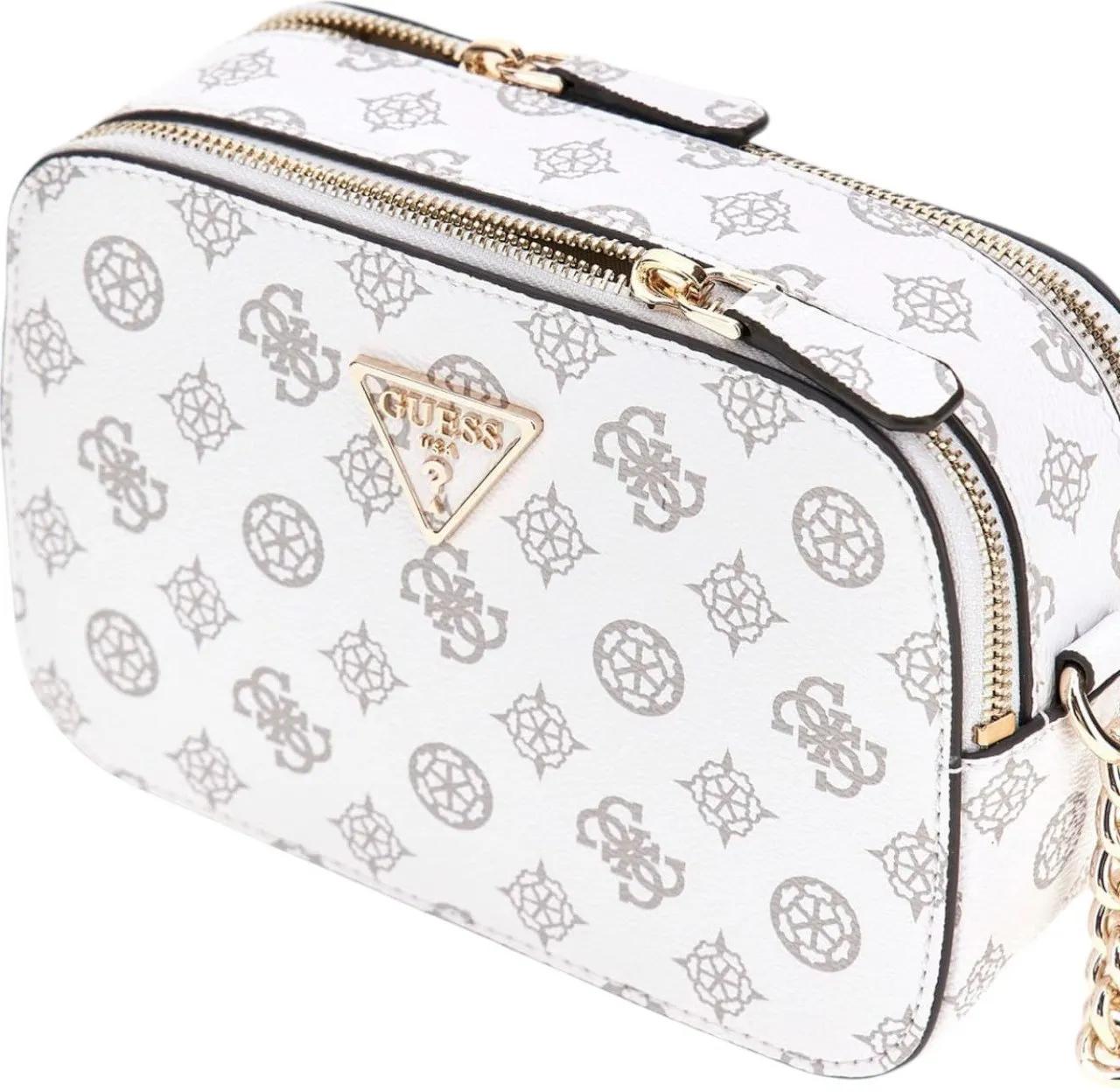 Guess Crossbody bags Dames Tas Wit HWPG7879140 WLO Noelle Top Zip in wit
