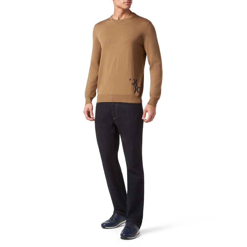 BILLIONAIRE  Rundhalspullover beige(Image 3)