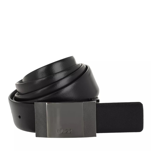 Hugo Gair Belt Black Läderskärp