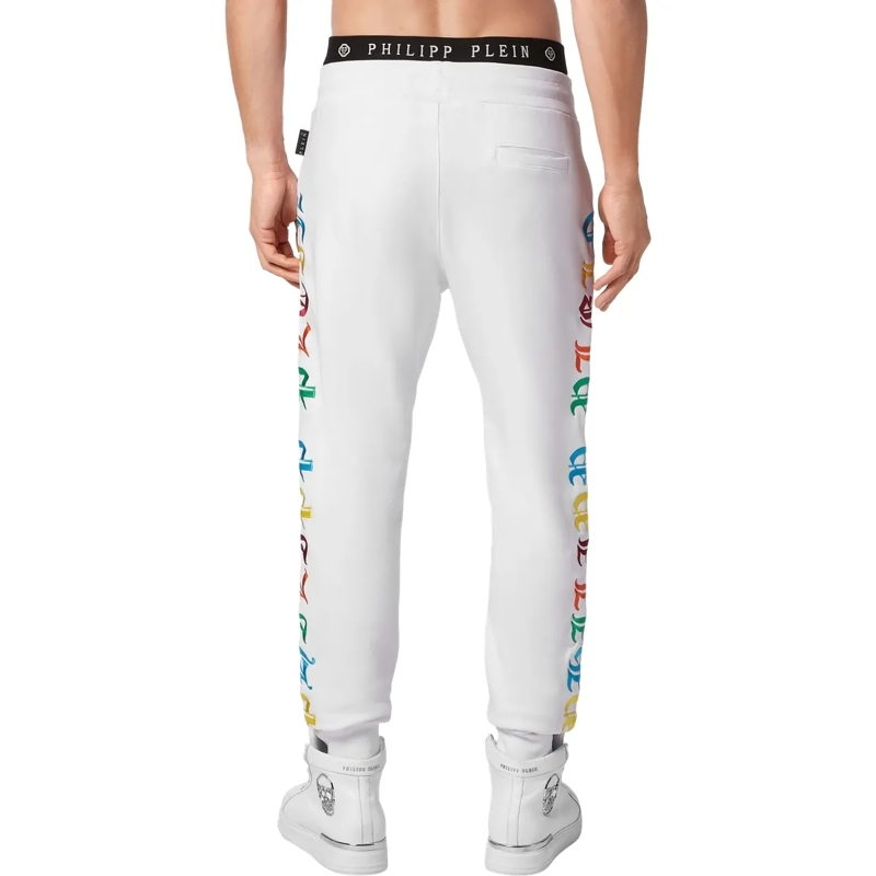 Philipp Plein Jogginghose Jogginghose Gothic Plein weiss(Image 2)
