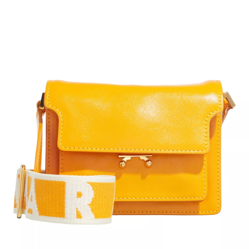 Marni Crossbody Bag Trunk Soft Mini Light Orange