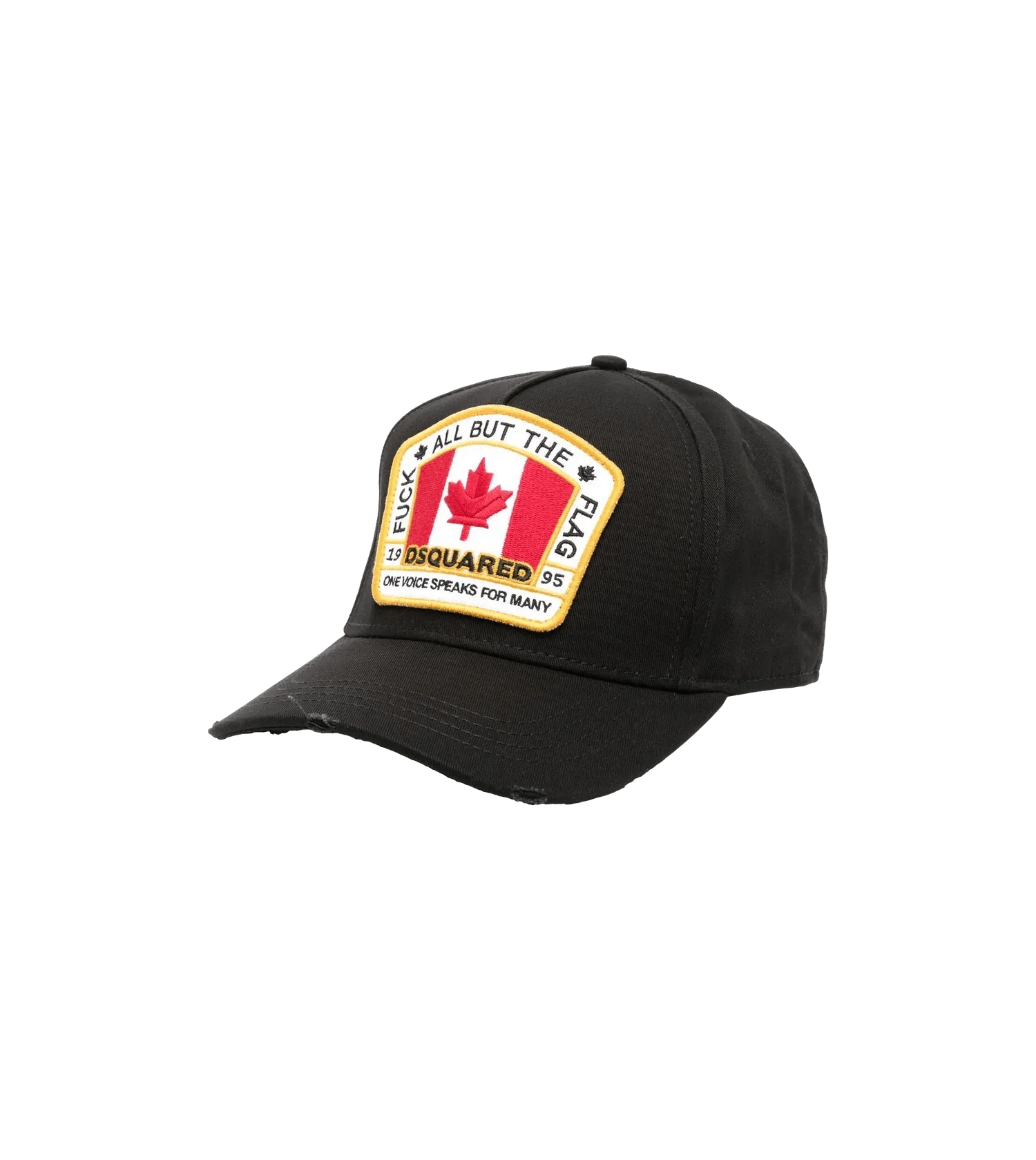 Dsquared2 Mützen - Canadian Flag Baseball Cap - Gr. ONE SIZE - in Schwarz - für Damen