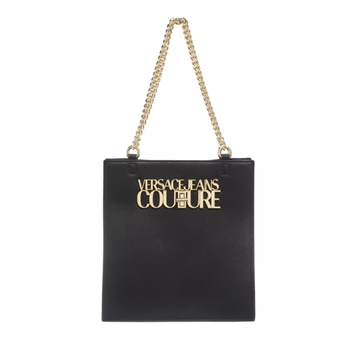 Versace Jeans Couture Logo Lock Black Tote