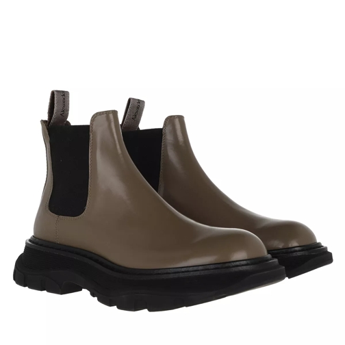 Alexander McQueen Bootie Smooth Leather Grau/Beige Chelsea Boot
