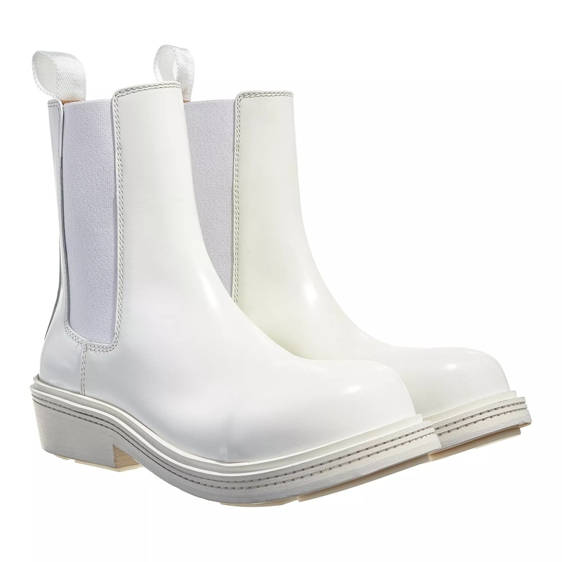 Bottega Veneta Chelsea Boots Fireman Chelsea Ankle Boot White