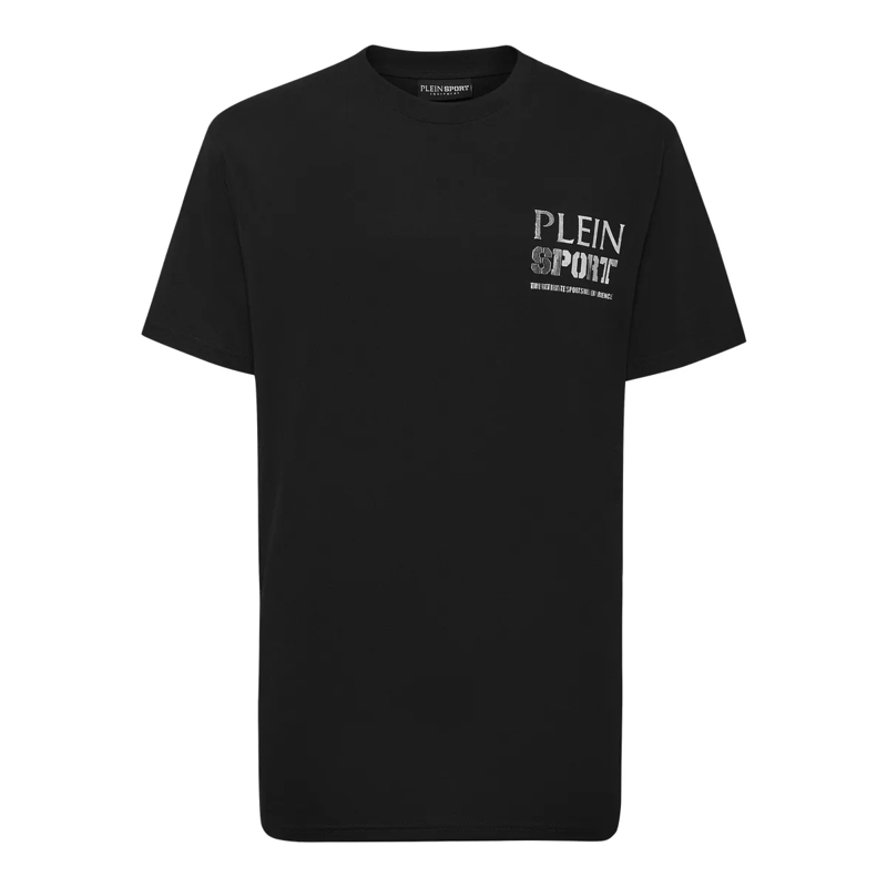Plein Sport T-Shirt T-Shirt Rundhalsausschnitt Tiger schwarz