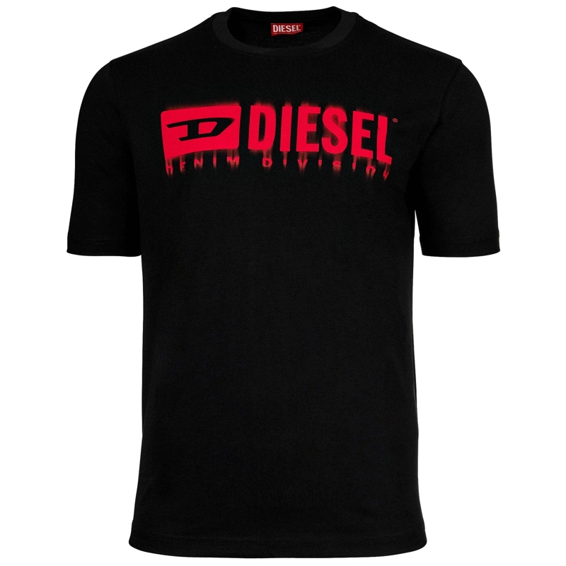 Diesel Hemd T-ADJUST-Q7 T-SHIRT 1er Pack schwarz