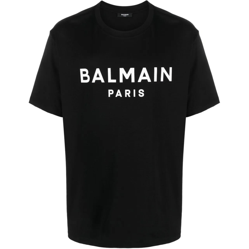 Balmain T-shirt T-Shirts And Polos Noir Blanc schwarz
