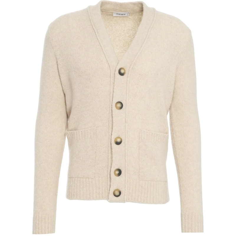 Kangra Weste Cashmere cardigan beige