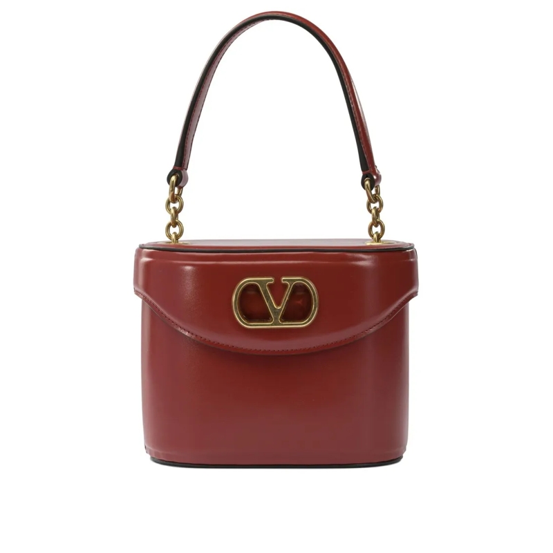 Valentino Garavani Schultertasche "Vain" Vanity Bag Burgundy