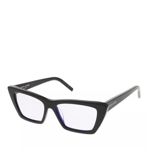 Saint Laurent SL 276 Mica-025 53 Blue & Beyond Woman Sunglasses  Black-Grey Sonnenbrille