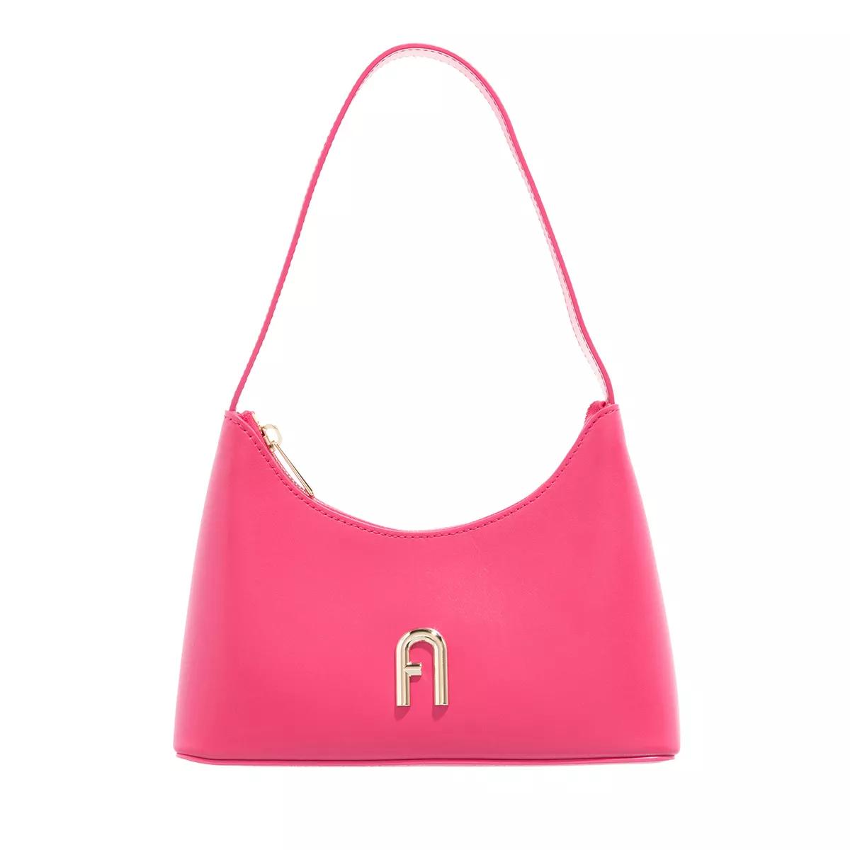 Furla Hobo Bag - Furla Diamante Mini Shoulder Bag - Gr. unisize - in Rosa - für Damen