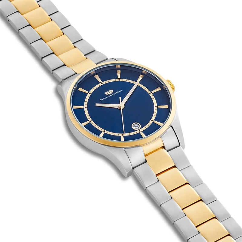 Rhodenwald & Söhne Automatikuhr Herren Armbanduhr Eragon Edelstahl silber(Image 6)