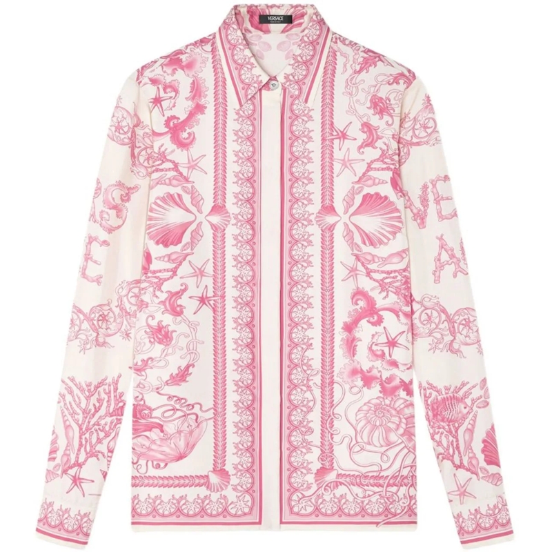 Versace T-Shirt Top Pinkcream rose