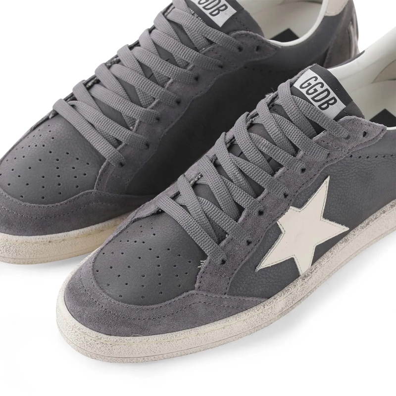 Golden Goose Schnürschuhe Sneaker Ball Star grau(Image 3)