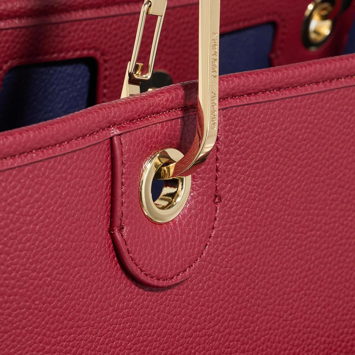 Emporio Armani Shoppers Simil Cervo in rood