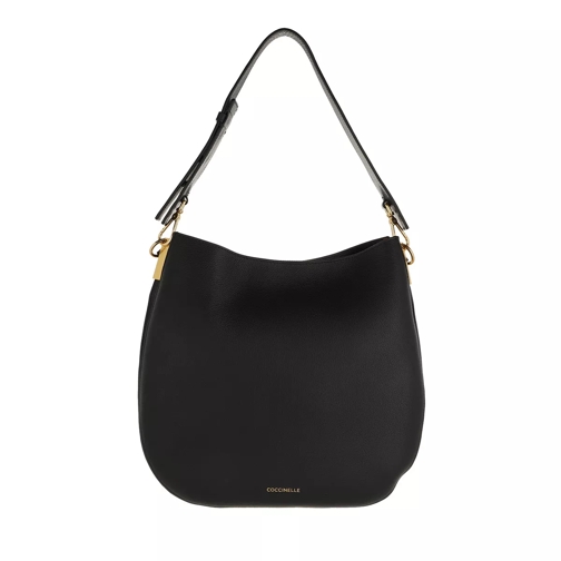 Coccinelle Arpege Handbag Double Grainy Leather / Noir/Carame Noir/Caramel Hobo Bag