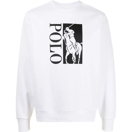 Ralph Lauren  Big Pony Logo Printed Sweatshirt weiß