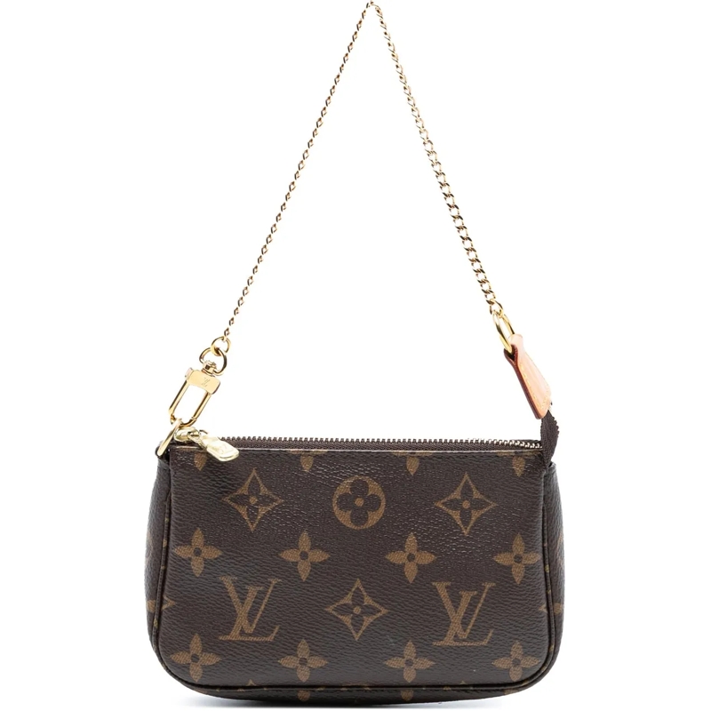 Louis Vuitton Tote Monogram Mini Pochette Accessoires braun