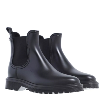 Lemon Jelly Block Black Matte Chelsea Boot