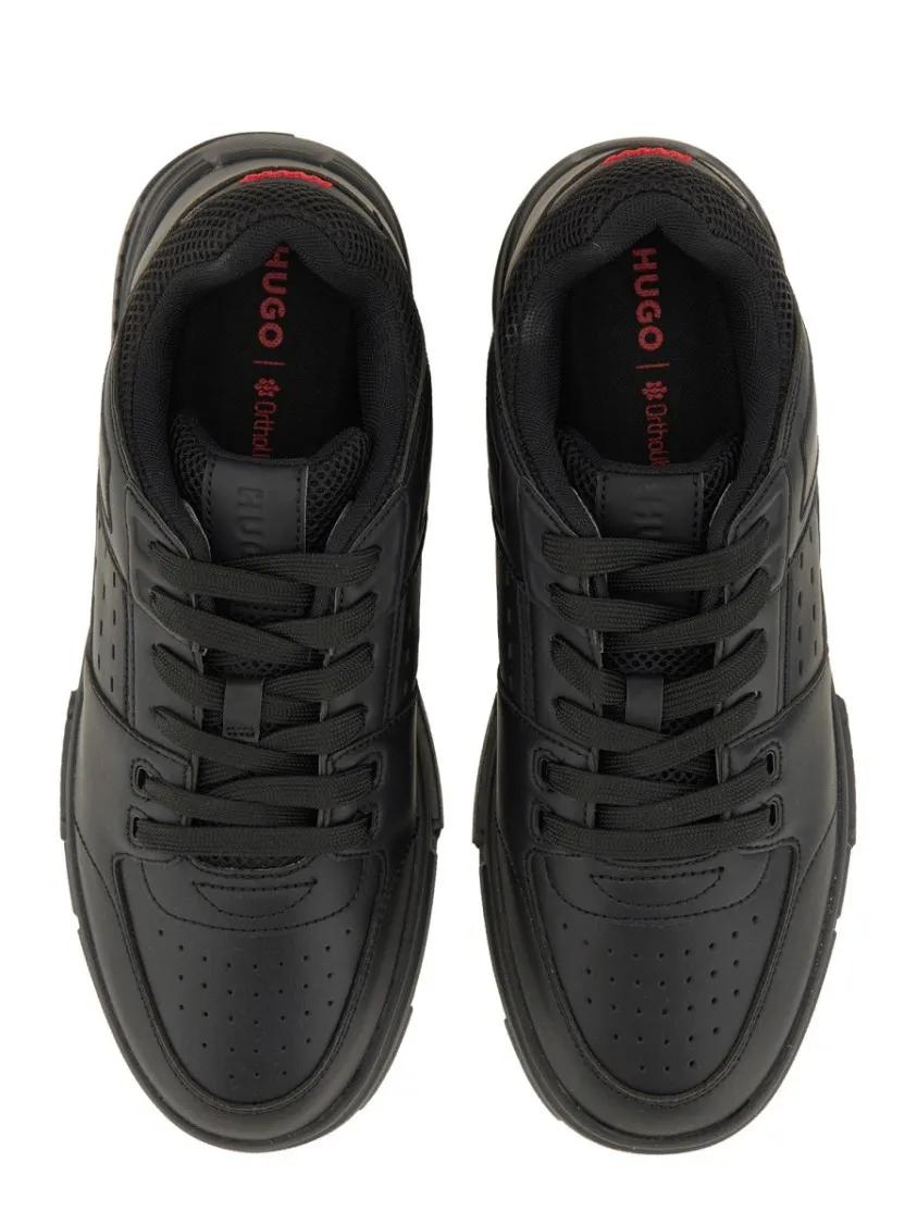 Thumbnail - Hugo Low-Top Sneaker - Sneaker With Mesh Details - Gr. 39 (EU) - in Schwarz - für Damen
