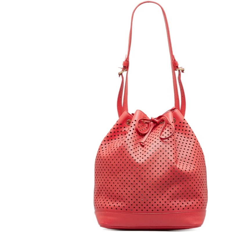 Louis Vuitton Sac à bandoulière x Sofia Coppola Flore Perforated Noe rot