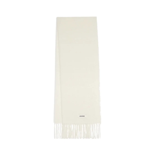 Jacquemus Leichter Schal Carro Wool Scarf Neutrals