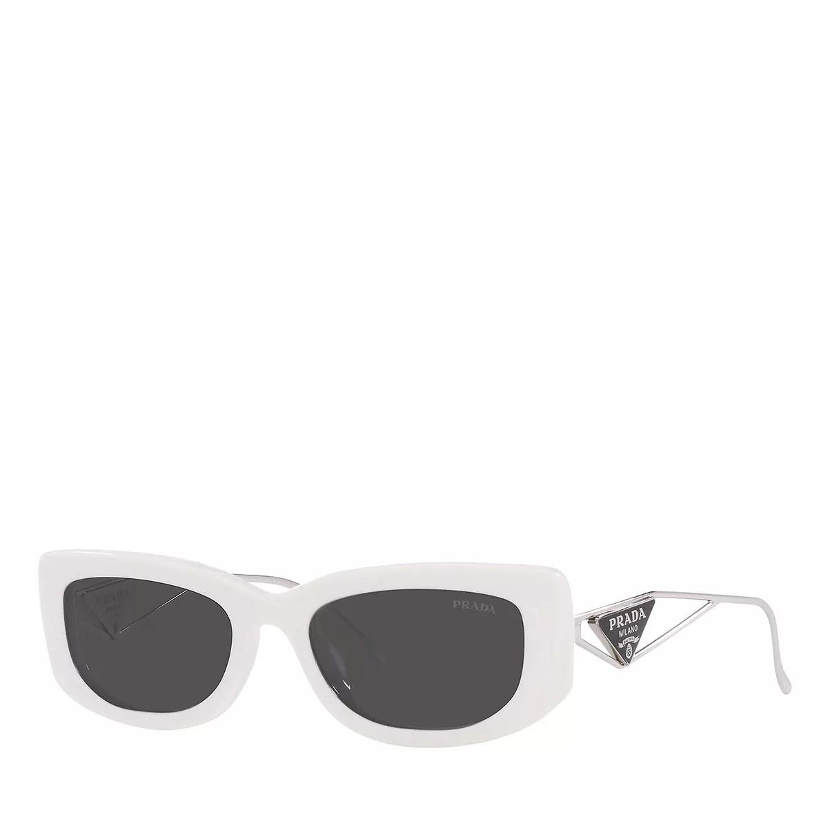 White store prada sunglasses