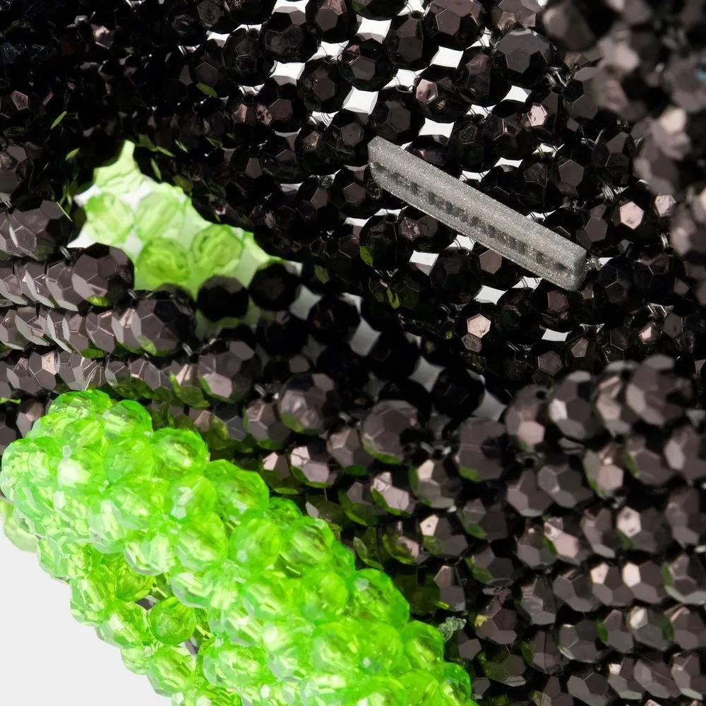 トートバッグ GERMANIER Beaded hobo bag - Germanier - Beads - Green/Black 000000138823_MAIN_54f182dba0_1