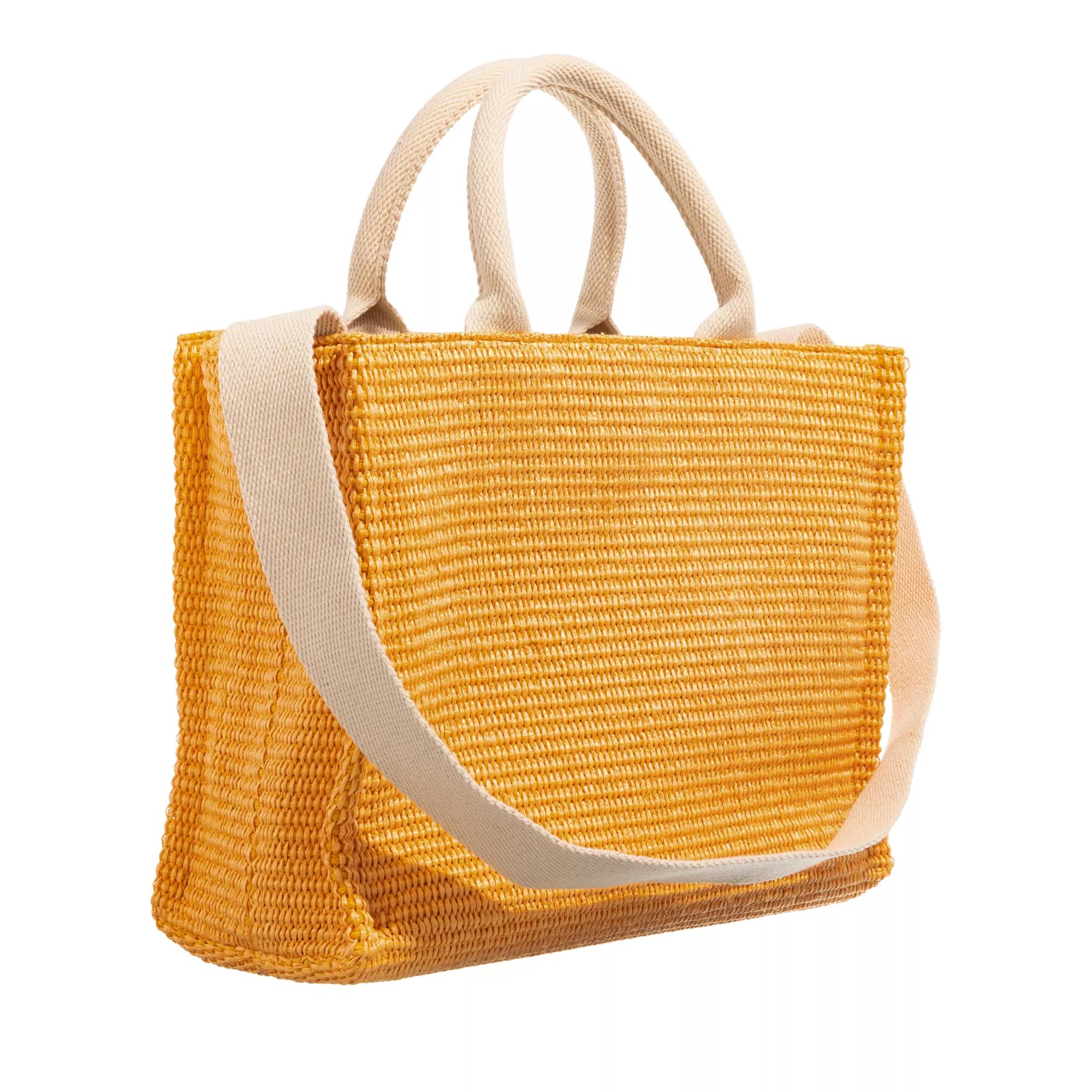 Marni Totes Small Basket in oranje