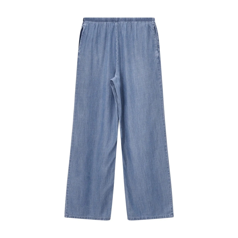 Bella Dahl Freizeithose Weite Hose im Denim-Look blau(Image 2)
