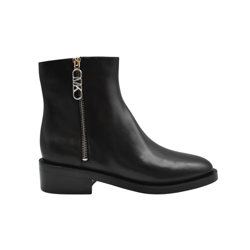 MICHAEL Michael Kors Bottes Black Laced Boots With Iconic Branding Black