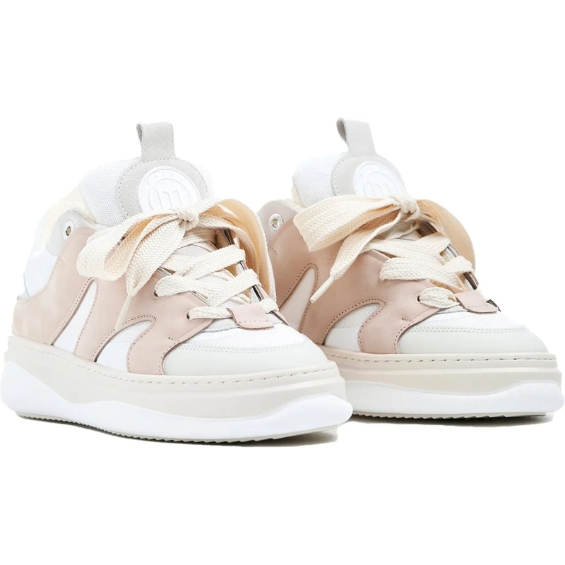 Mason Garments Low-Top-Sneaker Heren Venice Movimento Sneaker Wit weiß(Image 10)