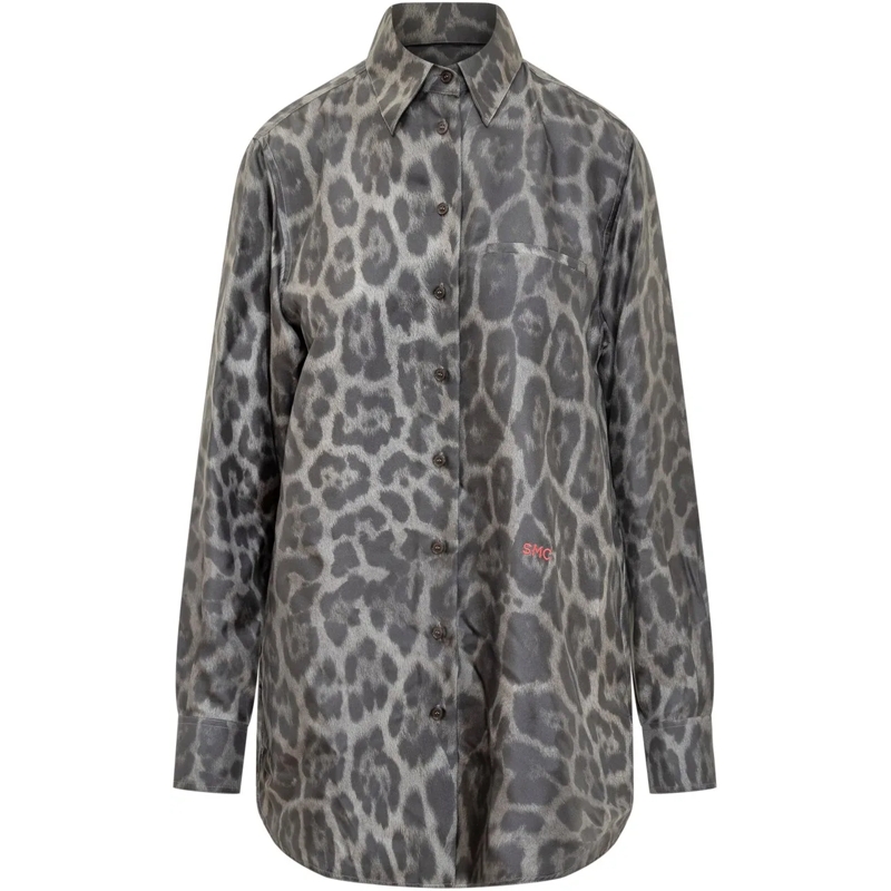 Stella McCartney Chemisier Camicia Stella McCartney dunkelgrau