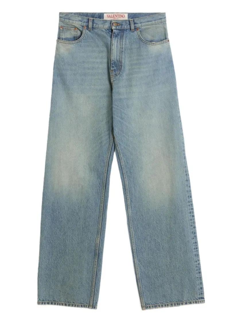 Thumbnail - Valentino Garavani - Light Blue Denim Jeans - Größe 33 - blau