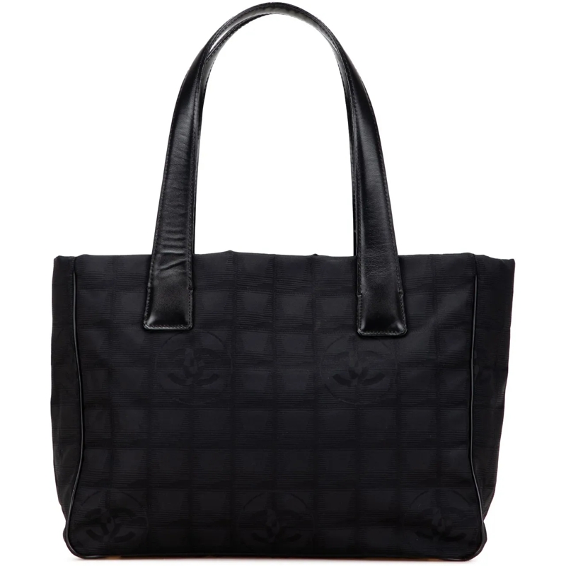 Chanel Shopper New Travel Line Nylon Tote schwarz