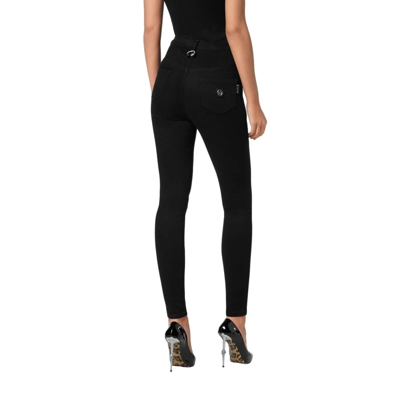 Philipp Plein Skinny-Leg-Jeans Jeggings schwarz(Image 4)