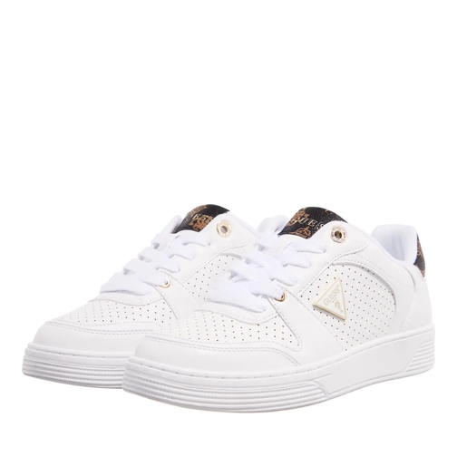 Guess Daiso White/Brown låg sneaker