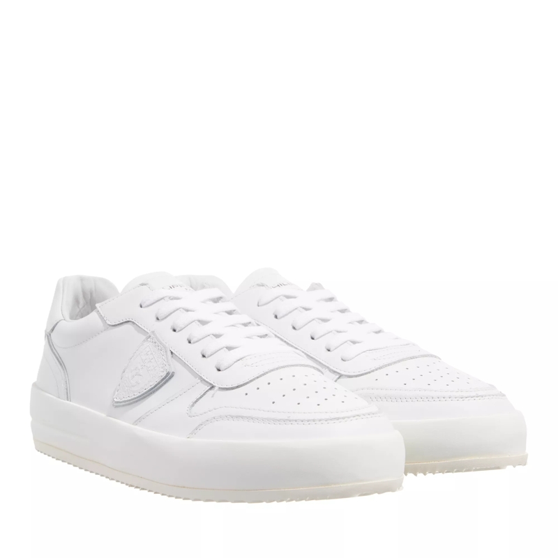 Philippe Model Low-Top Sneakers Nice Low Woman Veau Blanc