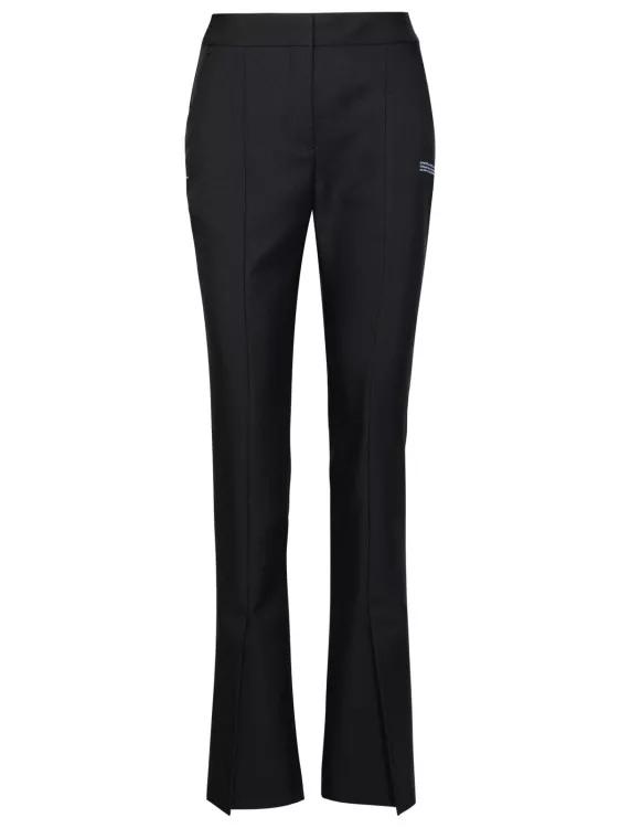 Off-White - Corporate Tech%27 Black Polyester Pants - Größe 40 - black