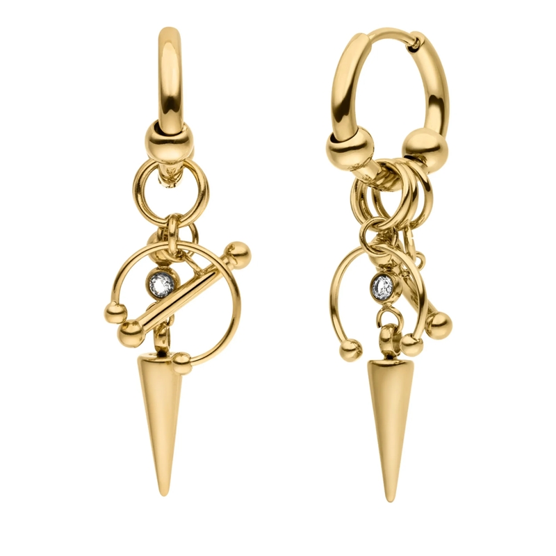 Liebeskind Berlin Ohrstecker Edelstahl Urban Chic gold