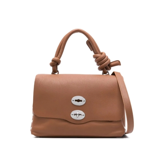 Zanellato Schultertasche Postina Piuma Knot Bag Brown