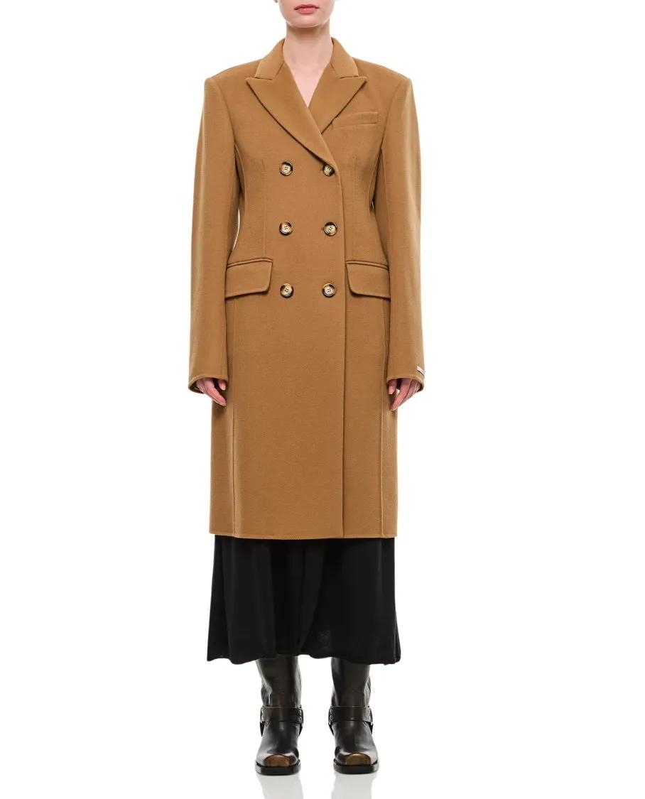 Sportmax - Morgana Double Breasted Coat - Größe 38 - braun