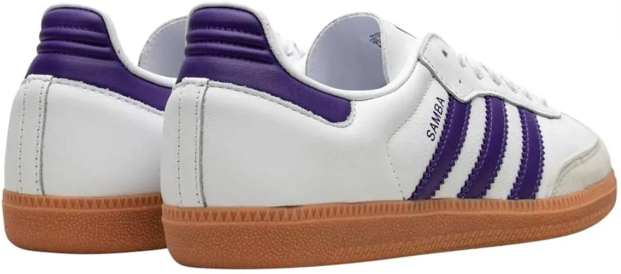 Thumbnail - Adidas Low-Top Sneaker - Samba Og W Cloud White / Energy Ink / Off White - Gr. US_12_5 - in Weiß - für Damen