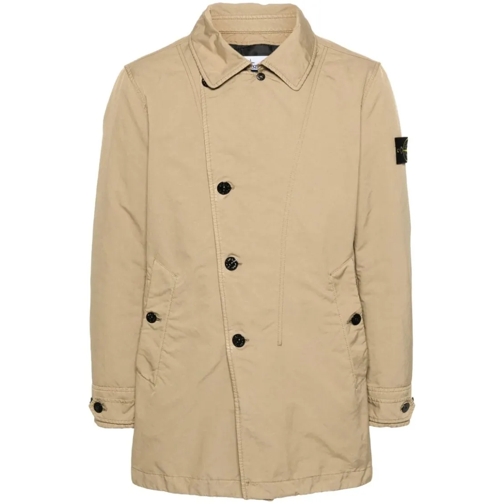 Stone Island Compass-Badge Padded Brown Jacket Brown Veste de transition