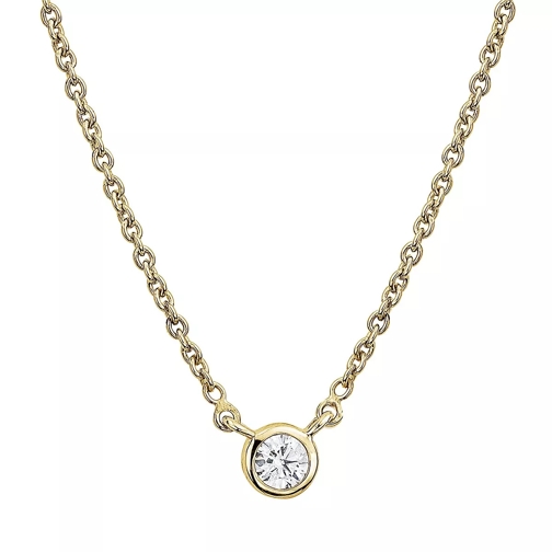 Created Brilliance The Felicity Lab Grown Diamond Necklace Yellow Gold Short Necklace