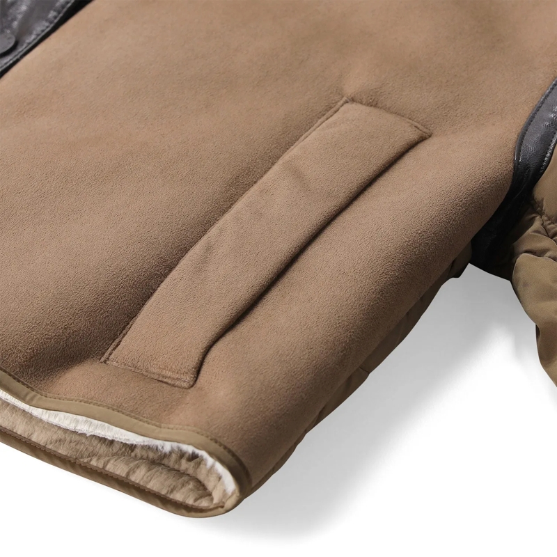 Max Mara Übergangsjacke Jacke Dgesatti mit Wollkragen braun(Image 4)