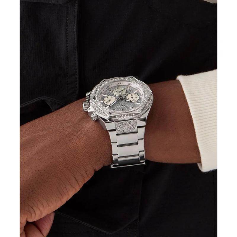 Guess Quarzuhr Quarz-Analoguhr Fury silber(Image 6)