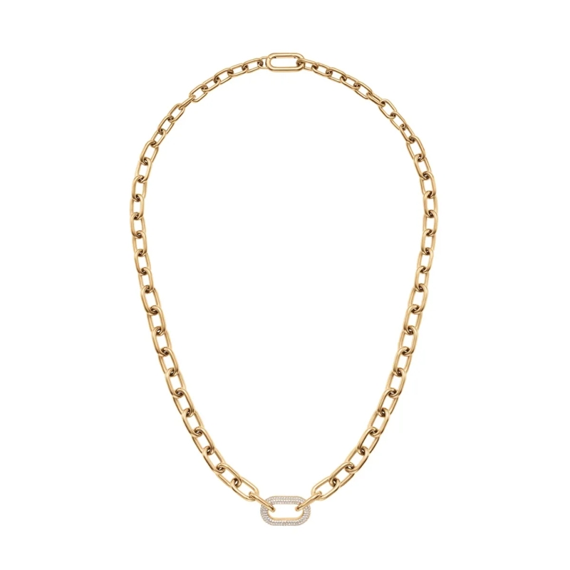 Daniel Wellington Mittellange Halskette Crystal Link Kette Gold