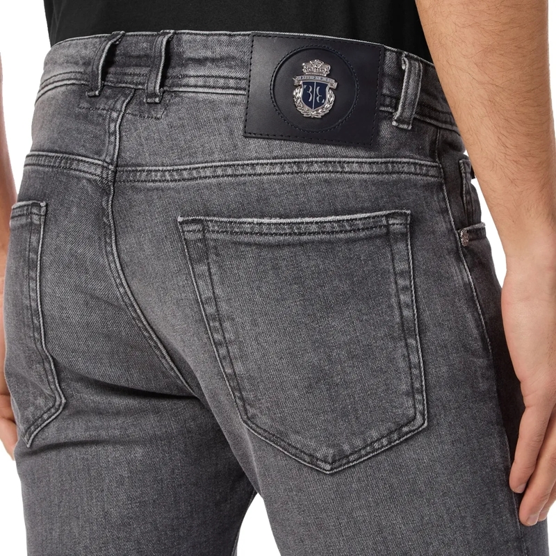 BILLIONAIRE Jeans mit geradem Bein Jeans Regular Fit dunkel-grau(Image 4)